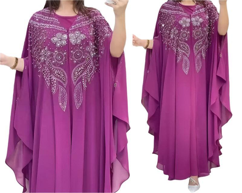 Chiffon Boubou Abaya - Palm and Thread