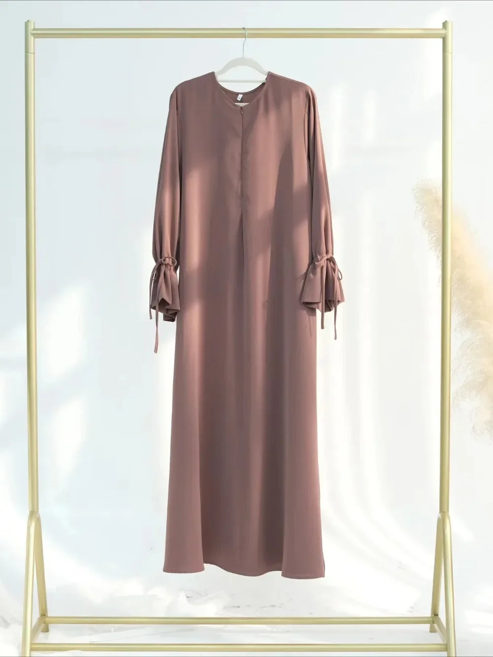 Lace Up Vestidos Largos Abaya - Palm and Thread
