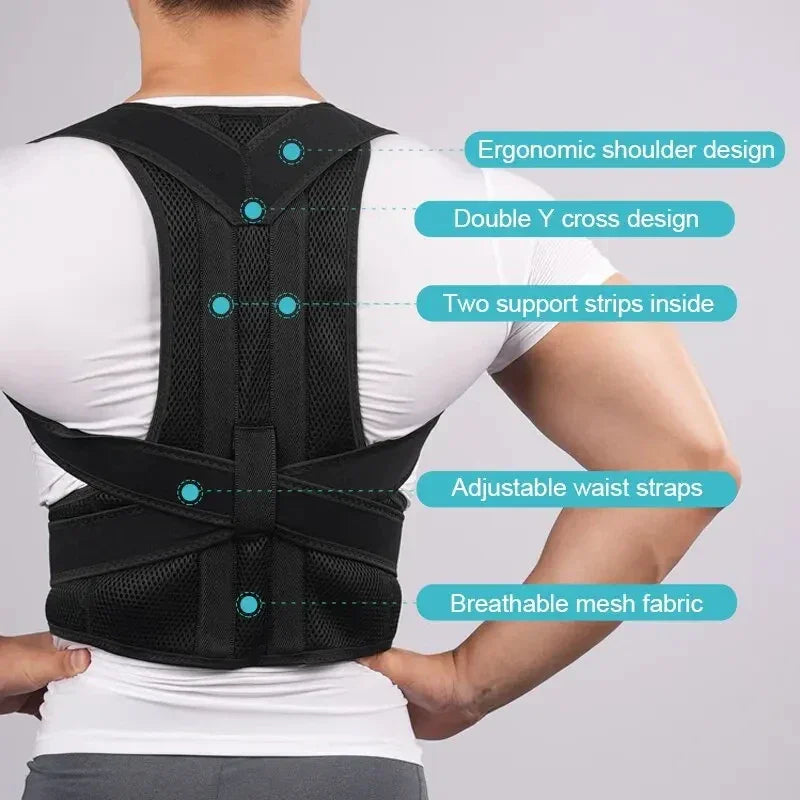 Back Posture Corrector brace - Palm and Thread