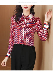 High Quality Long Sleeve Office Top - Palm and Thread