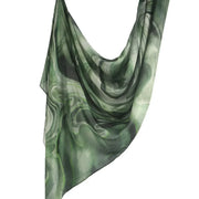 New Watercolor Tie-Dye Cotton Scarf - Palm and Thread