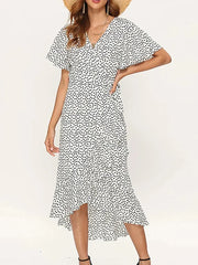 Beach Long Chiffon Dress - Palm and Thread