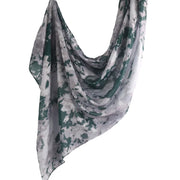 New Watercolor Tie-Dye Cotton Scarf - Palm and Thread