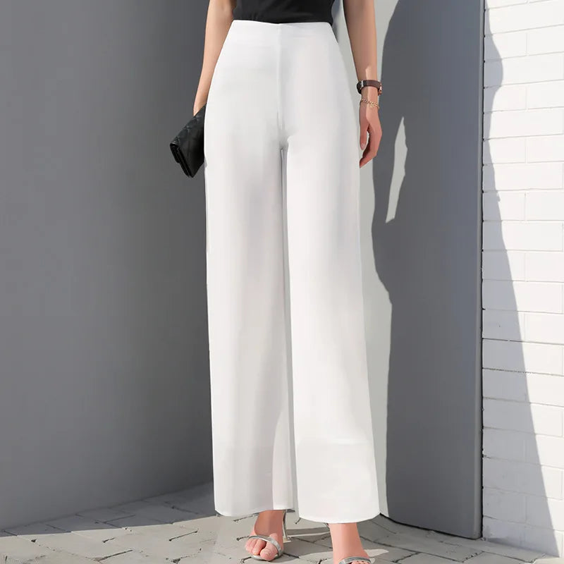 Chiffon Culottes High-Waisted Skirt Pant - Palm and Thread