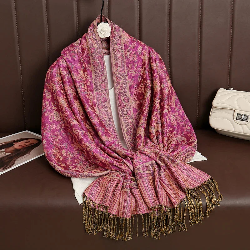 Luxury Brand Cashmere Scarf Printed - Palm and Thread