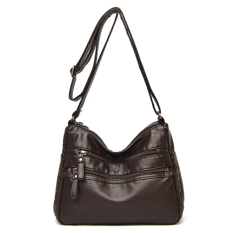 High Quality Soft Leather Shoulder Bag - Palm and Thread