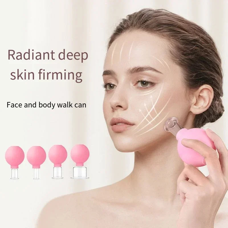 Slimming Face Sucker Vacuum Cupping Jar Cellulite Massager - Palm and Thread