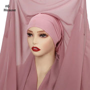 Newest Instant Chiffon Hijab - Palm and Thread