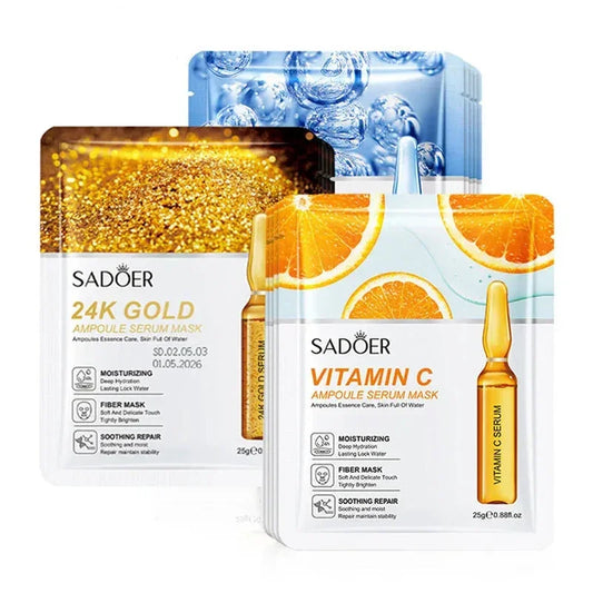 24K Gold Vitamin C Hyaluronic Acid Face Mask - Palm and Thread