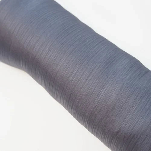 Pleated Satin Chiffon Hijab Silk Scarf - Palm and Thread