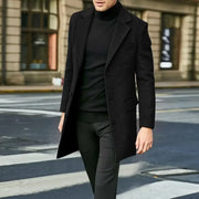 British style long-sleeved woolen coat