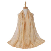Silk Embroidered Baotou Gauze Fashion Scarf - Palm and Thread