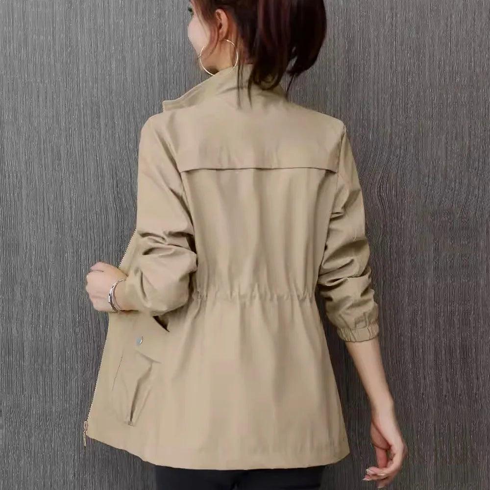 HI-FASHION Double Layer Windbreaker Coat Fashion Plus Size (2XL-4XL) - Palm and Thread