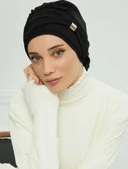 Plain Instant Turban Hat Inner Hijab - Palm and Thread