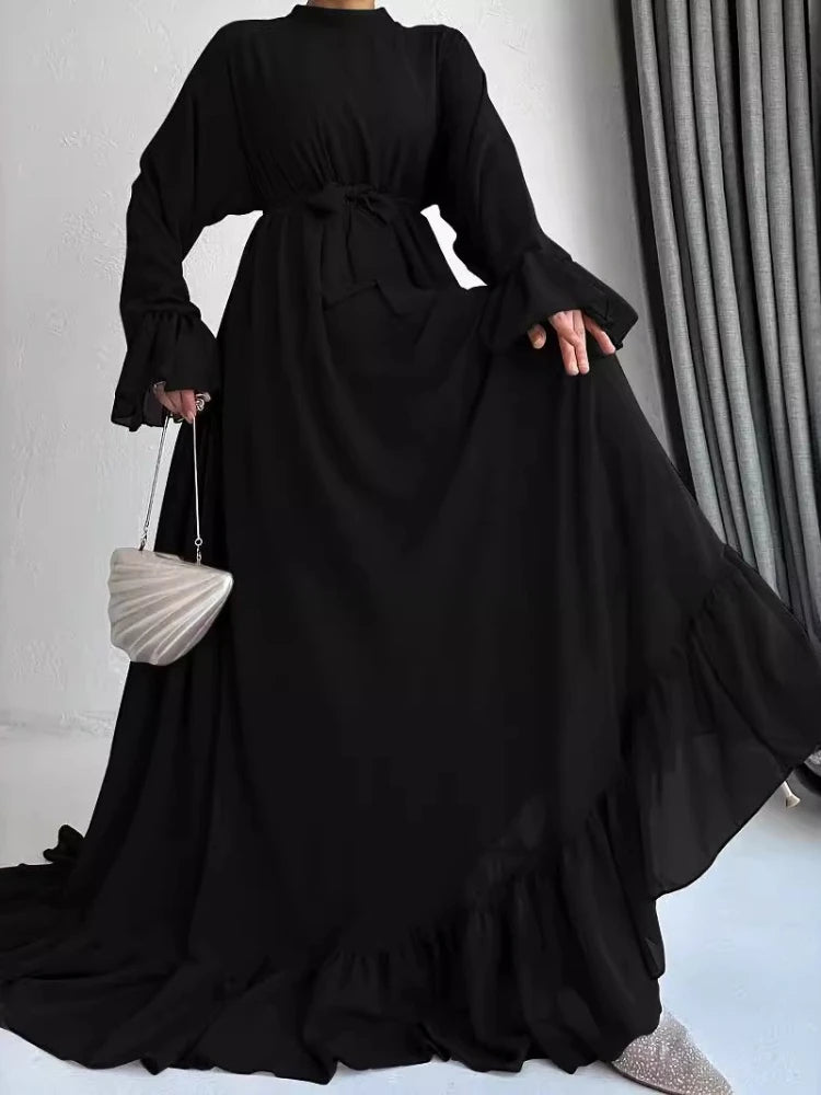 Modest Long Robe Kaftan Abaya Dress - Palm and Thread