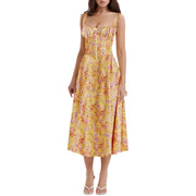 Elegant Waist-Tied Slimming Dress