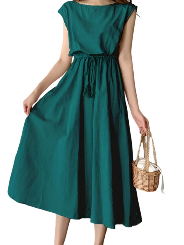 Maxi Evening Vintage Dress - Palm and Thread