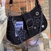 Stars Pattern Underarm Handbag - Palm and Thread