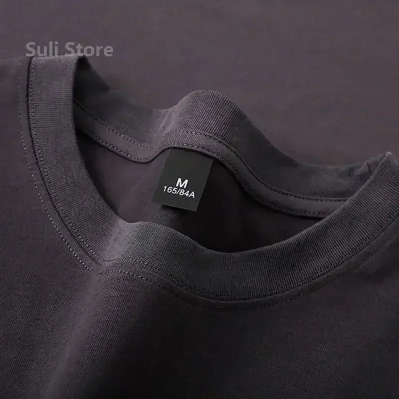Heavy-duty Cotton Short Sleeved T-shirt