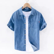 Denim Loose Trendy Shirt - Palm and Thread
