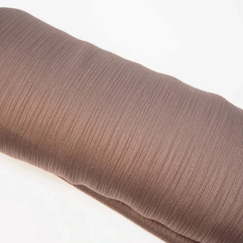Pleated Satin Chiffon Hijab Silk Scarf - Palm and Thread