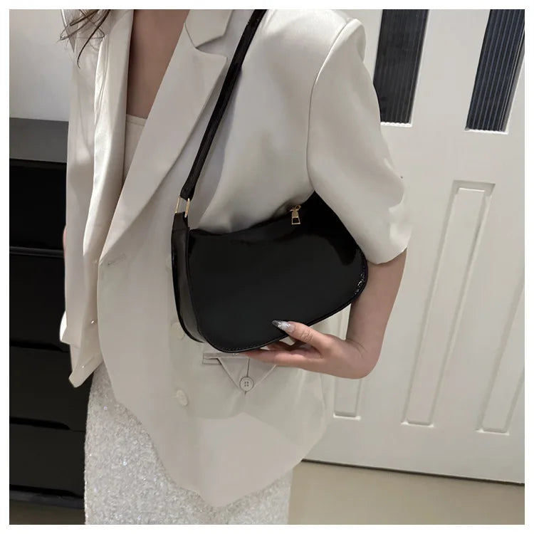 2025 Korean Patent Leather Handbag