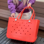 Croc Beach Tote Rubber Waterproof Bag - Palm and Thread