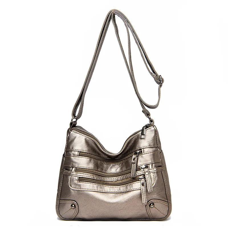 High Quality Soft Leather Shoulder Bag - Palm and Thread