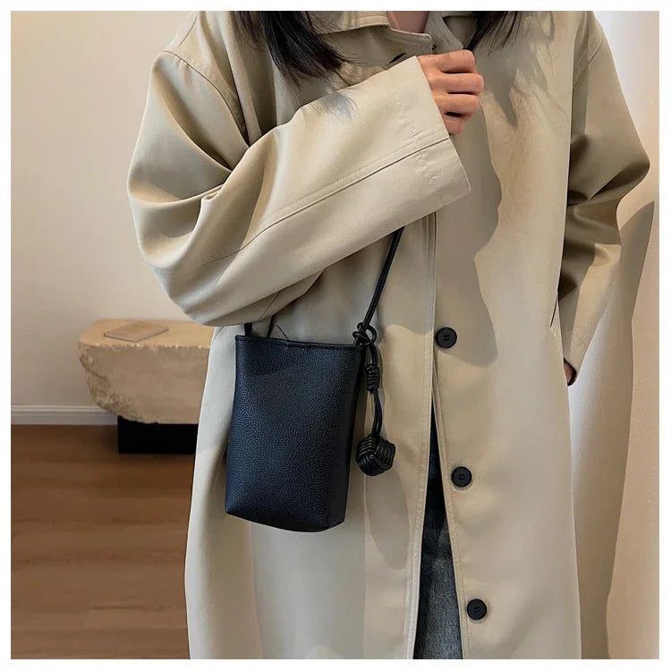 Stylish Small Leather Crossbody Bag
