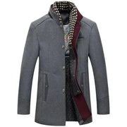 Wool Coats Smart Casual Thick Warm