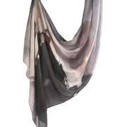 New Watercolor Tie-Dye Cotton Scarf - Palm and Thread