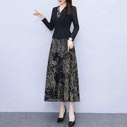 Floral Printed Chiffon Dress - Palm and Thread