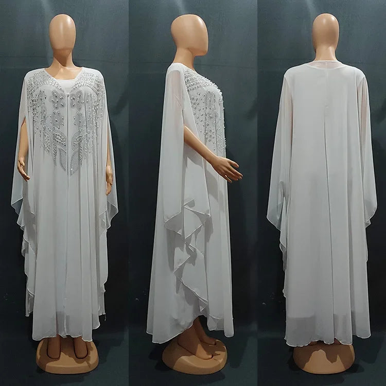 Chiffon Boubou Abaya - Palm and Thread