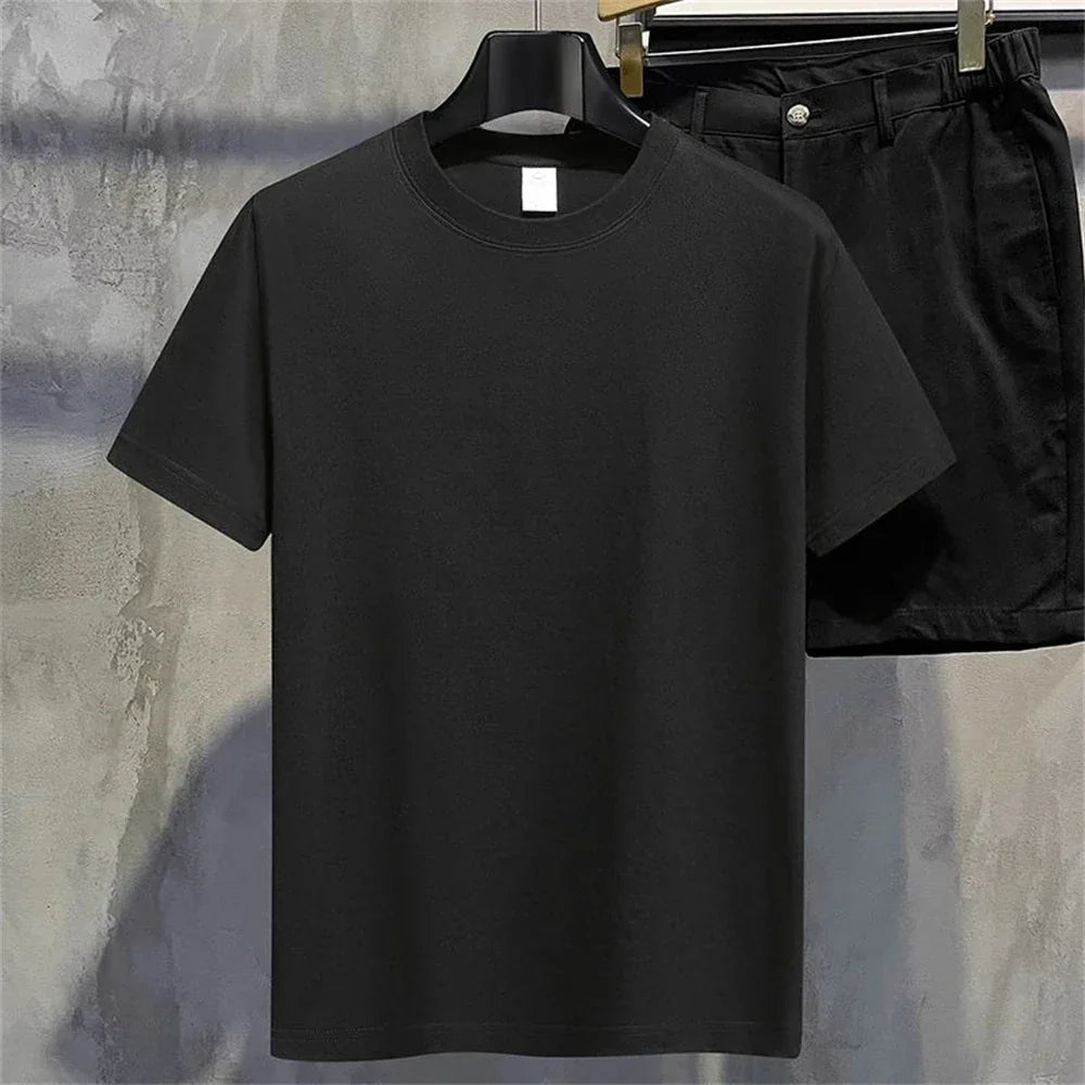 Cotton Solid Color Blank T-shirt