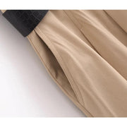 Belt Pleated Midi Dress - Palm and Thread