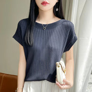 Ice Silk Knitted Sweater Shirt - Palm and Thread