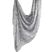 New Watercolor Tie-Dye Cotton Scarf - Palm and Thread