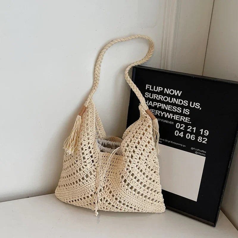 Crochet 2-IN-1 Shoulder Bag Set - Palm and Thread