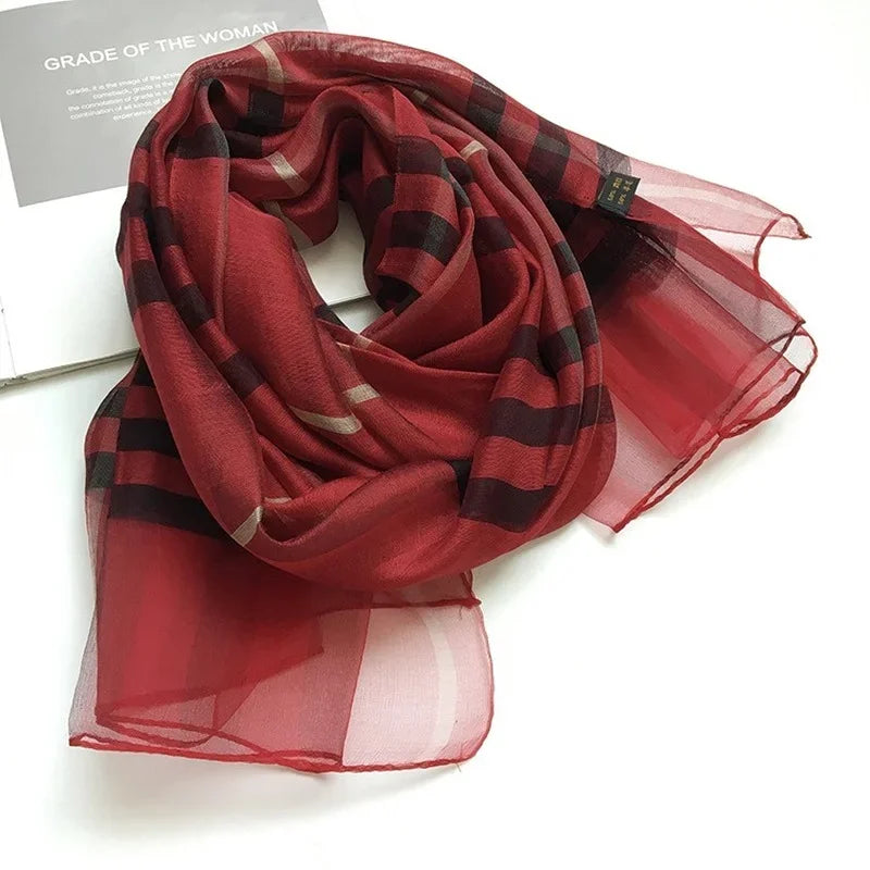 Silk & Wool Four Seasons Scarf - Palm and Thread