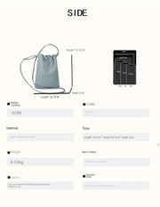 Stylish Small Leather Crossbody Bag