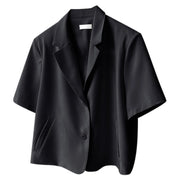 Verti Chic Cropped Suit Shirt