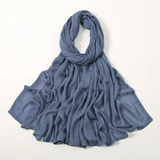 Thin Plain Shawl Soft Viscose Rayon Headscarf - Palm and Thread