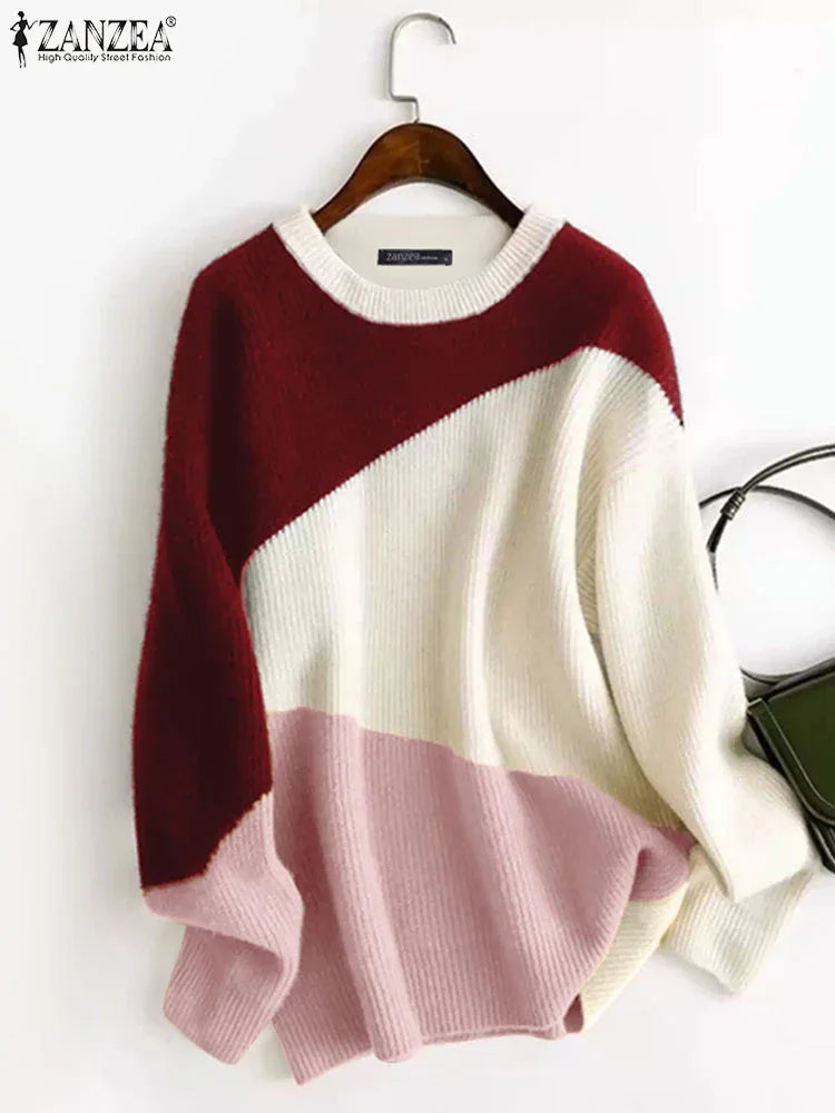 Loose Pullovers Round Neck Top - Palm and Thread