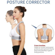 Adjustable Back Brace Posture Correction - Palm and Thread