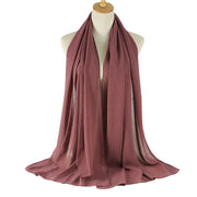 Solid Chiffon Shawl Scarf - Palm and Thread