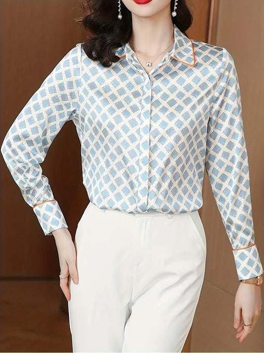 Fashion elegant office shirt - Palm and Thread