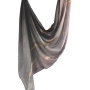 New Watercolor Tie-Dye Cotton Scarf - Palm and Thread