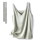 Elegant SILK Satin Blouse - Palm and Thread
