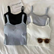 Sleeveless Basic Crop Top - Palm and Thread
