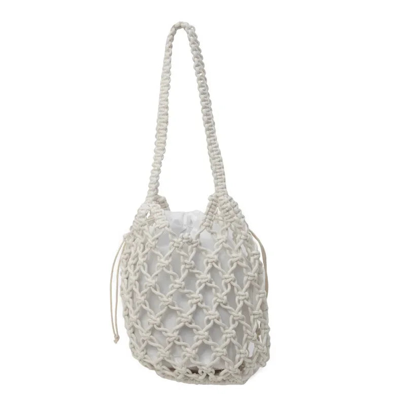 Fashion Straw Crossbody Bag - Palm and Thread